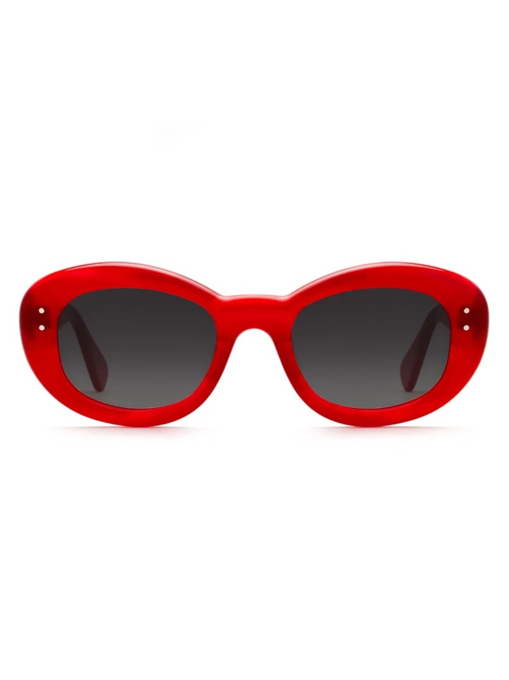 Red Oval Sunglasses - Fashion Women's Sunglasses